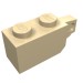 30364 - Tan - Hinge Brick 1 x 2 Locking with 1 Finger Vertical End