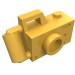 30089a - Bright Light Orange - Equipment Camera Handheld with Right-Aligned Viewfinder