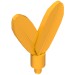 30126 - Bright Light Orange - Headwear Accessory Plume / Feathers with Pin