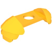 37614 - Minifig Neckwear Shoulder Guards - Bright Light Orange