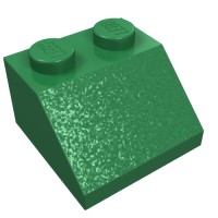3039 - Slope 45Â° 2 x 2 - Green
