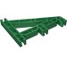 32214 - Znap Beam 9, 8 Holes, Triangular - Green