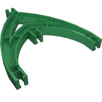 32218 - Znap Beam Double Curve 4 Holes - Green