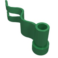 4495a - Flag 4 x 1 Wavy [First Wave Left] - Green