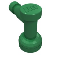 4599b - Tap 1 x 1 without Hole in Spout - Green