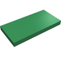 87079 - Tile 2 x 4 with Groove - Green