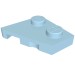 24307 - Bright Light Blue - Wedge Plate 2 x 2 Right
