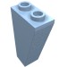 2449 - Bright Light Blue - Slope Inverted 75Â° 2 x 1 x 3