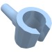 3820 - Minifig Hand - Bright Light Blue
