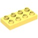 40666 - Duplo Plate 2 x 4 - Bright Light Yellow