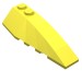 41747 - Wedge Curved 6 x 2 Right, Inner Ridges - Bright Light Yellow