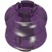 45481 - Trans-Light Purple - Clikits Bead, Connector Thick Small Double with 2 Pins