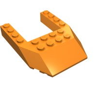 32084 - Wedge Sloped 6 x 8 Cutout - Orange