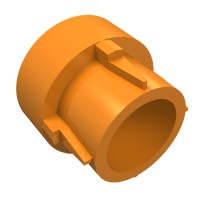 32187 - Technic Driving Ring Extension, 4 Ridges - Orange
