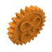 3648b - Technic Gear 24 Tooth [New Style with Single Axle Hole] - Orange