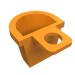 4523 - Orange - Minifig Neckwear Basket [D Style]