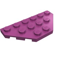 2419 - Wedge Plate 3 x 6 Cut Corners - Magenta