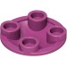 2654 - Magenta - Plate Round 2 x 2 with Rounded Bottom [Boat Stud]