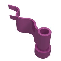 4495b - Flag 4 x 1 Wavy [First Wave Right] - Magenta