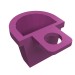 4523 - Magenta - Minifig Neckwear Basket [D Style]