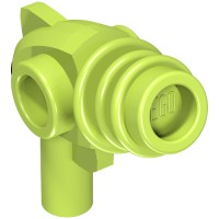 13608 - Weapon Gun Ray / Sci Fi - Rounded Heat Diffusers - Lime