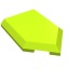 22385 - Tile Special 2 x 3 Pentagonal - Lime