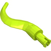 24204 - Plant / Animal Body Part, Tree / Branch / Tail / Appendage Bladed with Pin - Lime