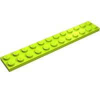 2445 - Plate 2 x 12 - Lime