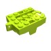 26021 - Vehicle Base, Roller Coaster Car 4 x 5 - Lime