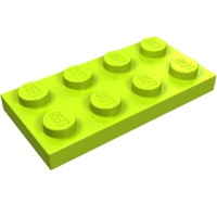 3020 - Plate 2 x 4 - Lime