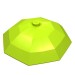 4094b - Lime - Equipment Umbrella Top with No Bottom Flaps, 6 x 6 with Top Stud