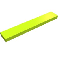 6636 - Tile 1 x 6 with Groove - Lime