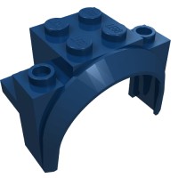 18974 - Wheel Arch, Mudguard 4 x 2 1/2 x 2 1/3 - Dark Blue