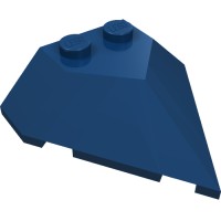 22391 - Wedge Sloped 4 x 4 Pointed - Dark Blue
