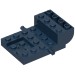 24055 - Vehicle Base, Carriage 4 x 6 x 1 2/3 with Wheel Clip Pins - Dark Blue