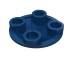 2654 - Plate Round 2 x 2 with Rounded Bottom [Boat Stud] - Dark Blue