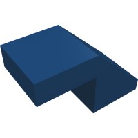 28192 - Slope 45Â° 2 x 1 with 2/3 Inverted Cutout and no stud - Dark Blue