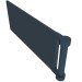 30292 - Dark Blue - Flag 7 x 3 with Rod