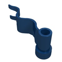 4495b - Flag 4 x 1 Wavy [First Wave Right] - Dark Blue