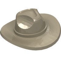 13565 - Hat Very Wide Brim, Outback Style [Fedora] - Dark Tan
