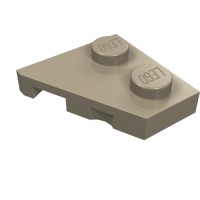 24307 - Wedge Plate 2 x 2 Right - Dark Tan