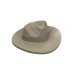 61506 - Dark Tan - Hat Wide Brim, Outback Style with Wide Belt, Buckle (Fedora)
