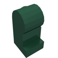 3816 - Leg, Right - Dark Green