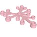 2417 - Bright Pink - Plant, Leaves 6 x 5
