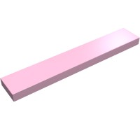 6636 - Tile 1 x 6 with Groove - Bright Pink