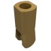 23443 - Pearl Gold - Bar Holder with Hole and Bar Handle