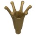 25516 - Headwear Accessory Crown Long with Bar - Pearl Gold