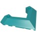 22390 - Dark Turquoise - Wedge Sloped 45Â° 6 x 8 with Pointed Cutout
