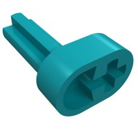 2853 - Technic Engine Crankshaft - Dark Turquoise