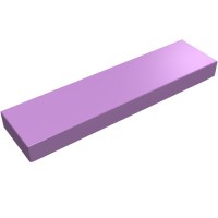 2431 - Tile 1 x 4 with Groove - Medium Lavender